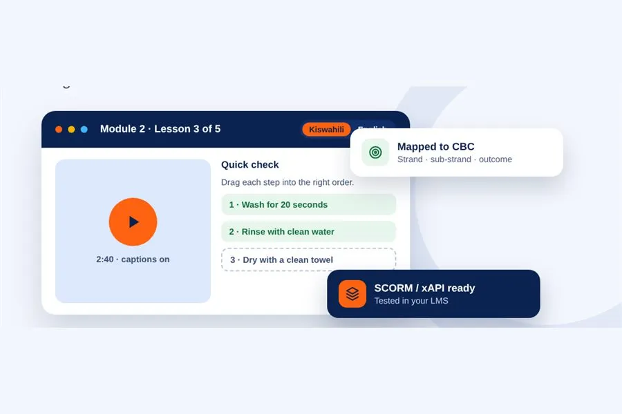 eLearning Content screenshot